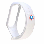 Ремешок для Mi Band 4 Capitan  White