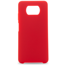 Чехол Poco X3 Silicone Red