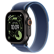 Apple Watch Ultra 3 (2025) 49mm Black Titanium Case / Blue - Bright Blue Loop