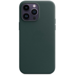 Чехол MagSafe iPhone 14 Pro Max Leather Forest Green (Оригинал)