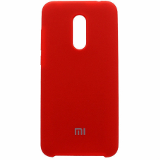 Чехол-накладка Xiaomi Redmi 5 Silicone Cover Red