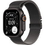 Apple Watch Ultra 3 (2025) 49mm Black Titanium Case / Black Titanium Milanese Loop